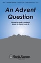 Advent Question, An SATB choral sheet music cover
